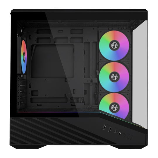 Lian Li Vector V100R Mini Tempered Glass MicroATX Tower PC Case : image 3