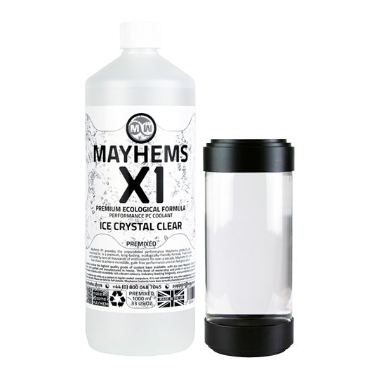 Mayhems X1 Clear Ice Crystal Premixed Fluid - 1L