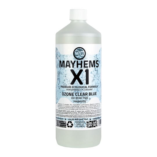 Mayhems X1 Clear Blue Ozone UV Reactive Premixed Fluid - 1L : image 3