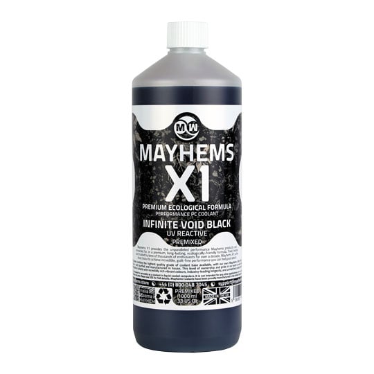 Mayhems X1 Black Infinite Void UV Reactive Premixed Fluid - 1L : image 3