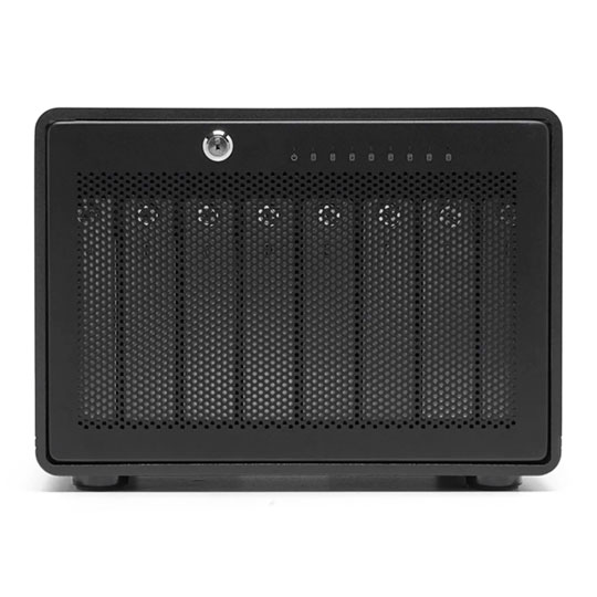 Open Box OWC 8 Bay ThunderBay 8 Thunderbolt 3 Storage Enclosure with SoftRAID Open Box OWC 8 Bay ThunderBay 8 Thunderbolt 3 Storage Enclosure with SoftRAID