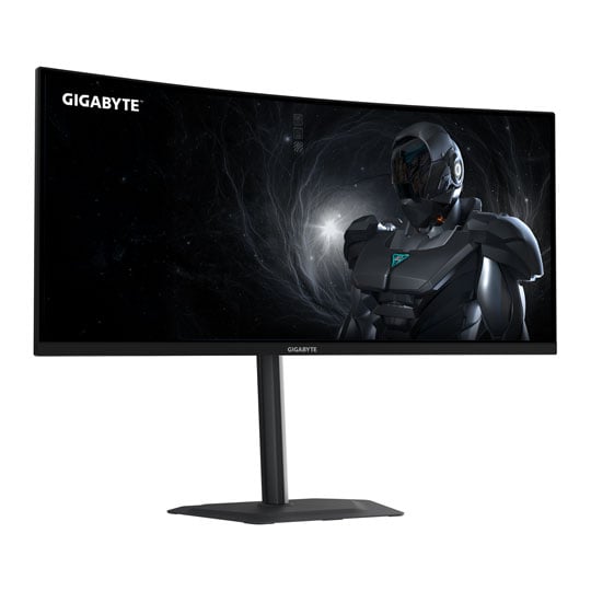 Open Box Gigabyte 34" G34WQC2 WQHD 200Hz FreeSync Premium VA Curved Gaming Monitor