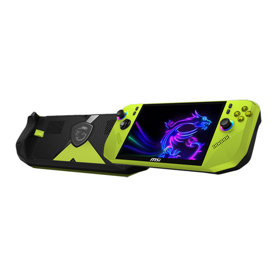 Refurbished MSI Claw A8 BZ2EM AMD Ryzen Z2 Extreme Neon Green Handheld Gaming Console