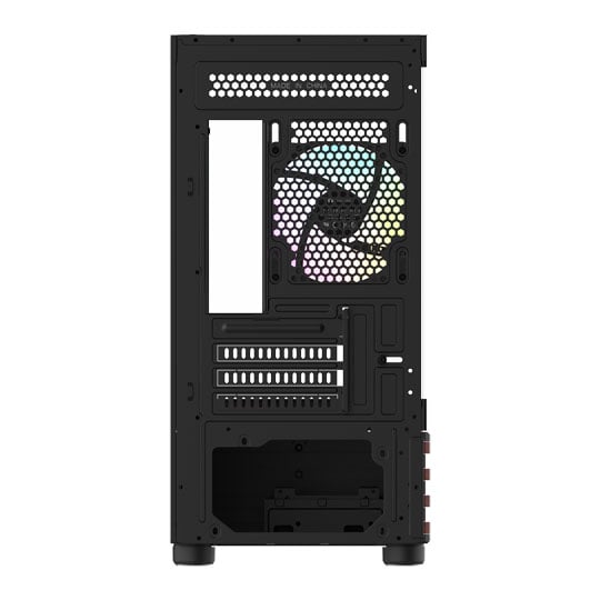 Thermaltake View 170 WS ARGB MicroATX Tower Tempered Glass Black PC Gaming Case : image 4