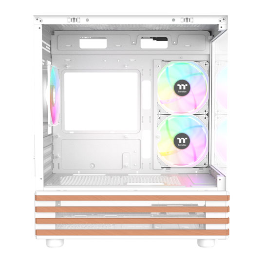Thermaltake View 170 WS ARGB MicroATX Tower Tempered Glass Snow PC Gaming Case