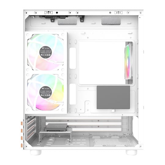 Thermaltake View 170 WS ARGB MicroATX Tower Tempered Glass Snow PC Gaming Case : image 3