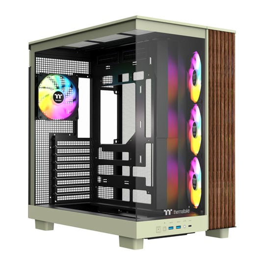 Thermaltake View 380 XL WS ARGB Matcha Green Mid Tower Tempered Glass PC Gaming Case Thermaltake View 380 XL WS ARGB Matcha Green Mid Tower Tempered Glass PC Gaming Case