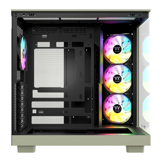 Thermaltake View 380 XL WS ARGB Matcha Green Mid Tower Tempered Glass PC Gaming Case : image 3