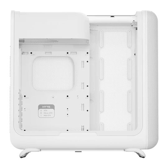 HYTE X50 Dual Chamber Mid Tower Mesh Case Snow White HYTE X50 Dual Chamber Mid Tower Mesh Case Snow White