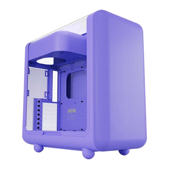 HYTE X50 Dual Chamber Mid Tower Mesh Case Taro Milk Purple HYTE X50 Dual Chamber Mid Tower Mesh Case Taro Milk Purple