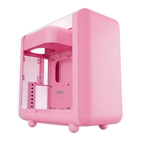 HYTE X50 Dual Chamber Mid Tower Mesh Case Strawberry Milk Pink HYTE X50 Dual Chamber Mid Tower Mesh Case Strawberry Milk Pink