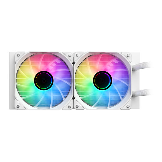 Powercool Edge ARGB 240mm White All-In-One Intel / AMD CPU Liquid Cooler
