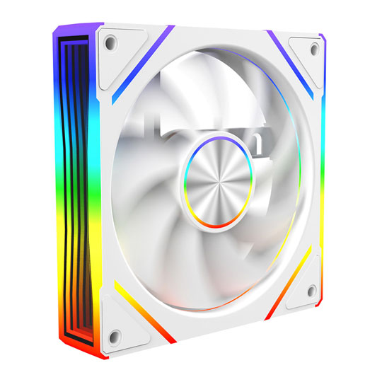 Powercool Aura 120 ARGB PWM Infinity White Cooling Fan