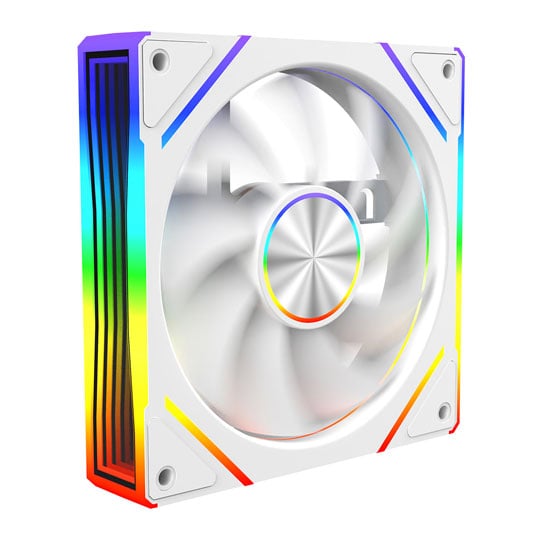 Powercool Aura 120 ARGB PWM Infinity White Cooling Fan