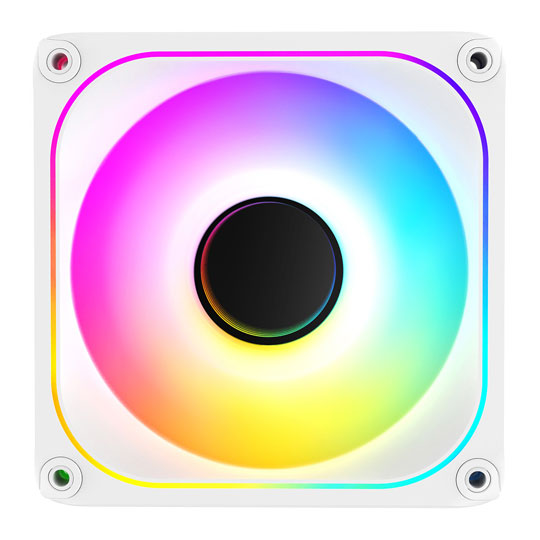 Powercool Breeze 120 ARGB PWM Infinity Reverse White Cooling Fan