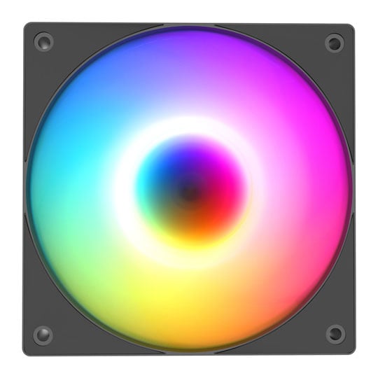 Powercool High Flow 120 ARGB PWM Black Cooling Fan