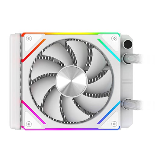 CiT Pro Glacier 120mm Intel / AMD White CPU Liquid Cooler With Display