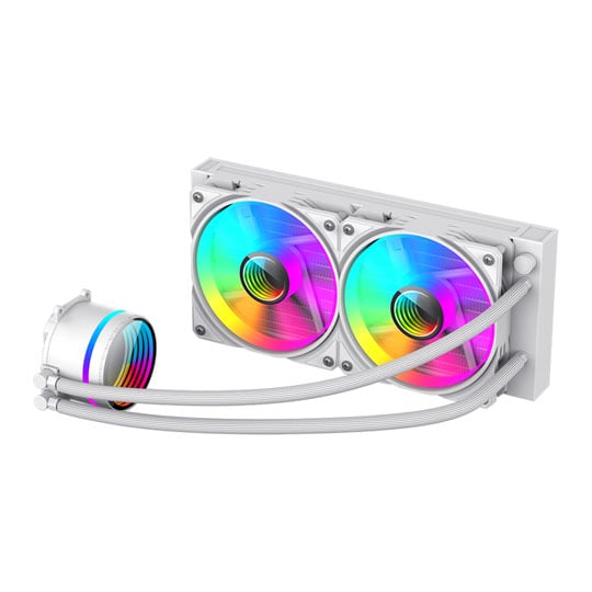GameMax Iceburg 240 ARGB All In One 240mm White Intel / AMD CPU Water Cooler GameMax Iceburg 240 ARGB All In One 240mm White Intel / AMD CPU Water Cooler