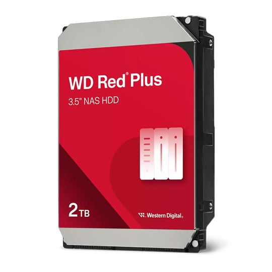 Western Digital 2TB Red Plus NAS 3.5" SATA HDD / Hard Drive