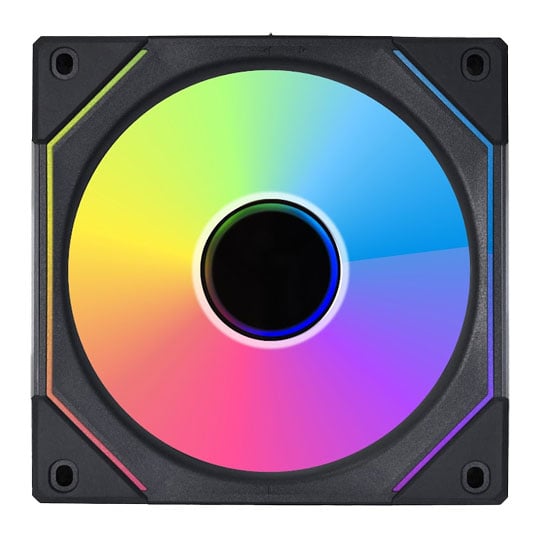 Refurbished Lian Li UNI FAN SL Infinity Mirror 120mm ARGB PWM Fan Black 3PK With Hub