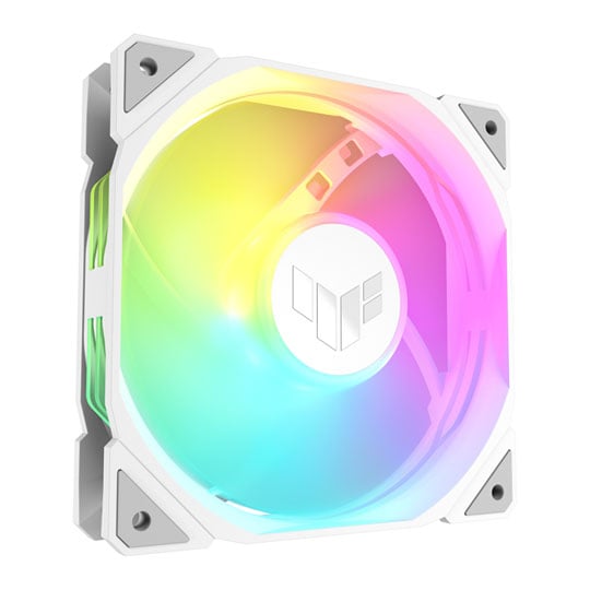 ASUS TUF Gaming TR120 ARGB Reverse Single White Static Pressure Case Fan ASUS TUF Gaming TR120 ARGB Reverse Single White Static Pressure Case Fan