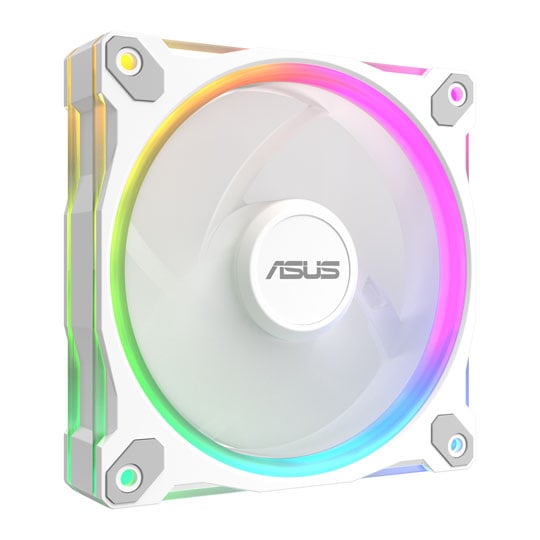 ASUS Prime MR120 ARGB White Low Noise PWM Case Fan Triple Pack ASUS Prime MR120 ARGB White Low Noise PWM Case Fan Triple Pack