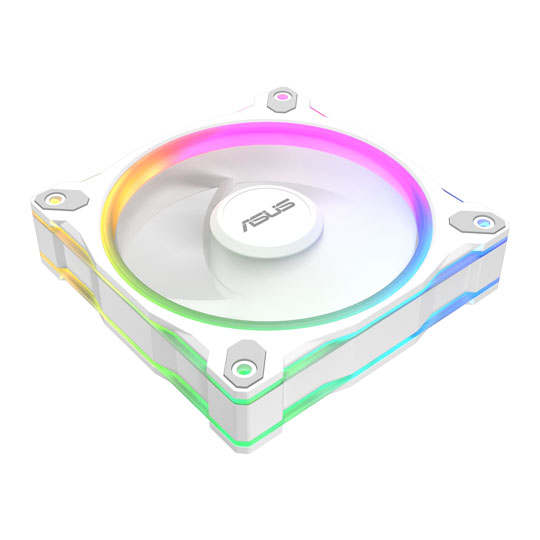 ASUS Prime MR120 ARGB White Low Noise PWM Case Fan Triple Pack : image 3