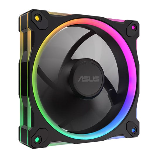 ASUS Prime MR 120 ARGB 120mm Reverse Flow Black PWM Fan ASUS Prime MR 120 ARGB 120mm Reverse Flow Black PWM Fan