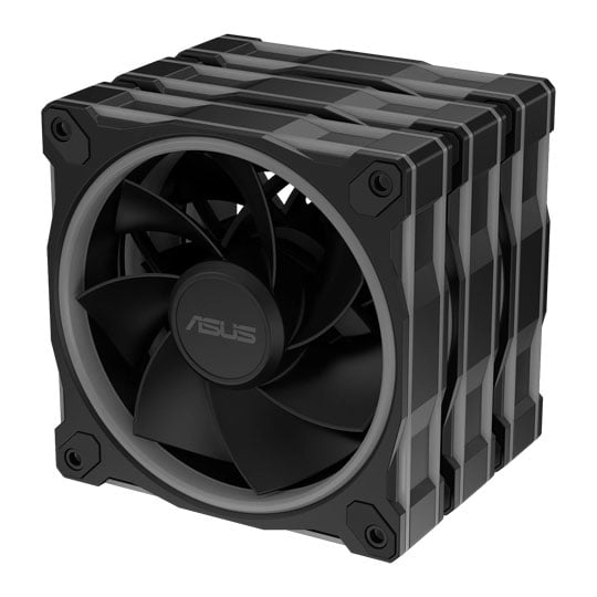 ASUS Prime MR 120 ARGB 120mm Reverse Flow Black PWM Triple Pack : image 4