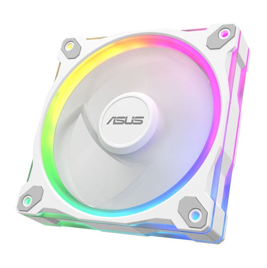 ASUS Prime MR 120 ARGB 120mm Reverse Flow White PWM Fan ASUS Prime MR 120 ARGB 120mm Reverse Flow White PWM Fan