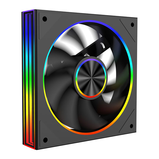 CiT Saturn 120mm ARGB Black PWM PC Cooling Fan