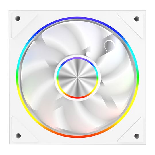 CiT Saturn 120mm ARGB White PWM PC Cooling Fan