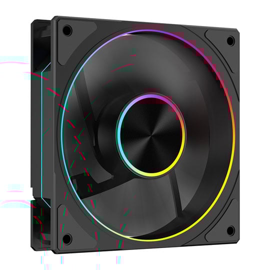 Powercool Airflow Reverse 120 ARGB PWM Black Cooling Fan