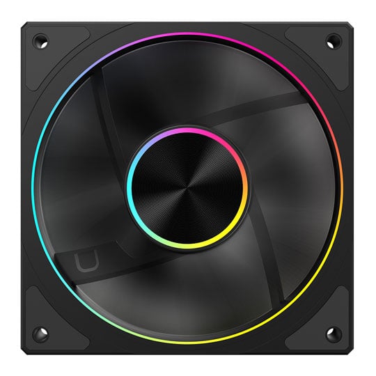 Powercool Airflow Reverse 120 ARGB PWM Black Cooling Fan
