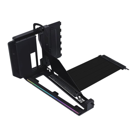 200mm Lian Li 4-slot Vertical GPU Kit v4 with ARGB PCIe 5.0 Riser Black : image 3