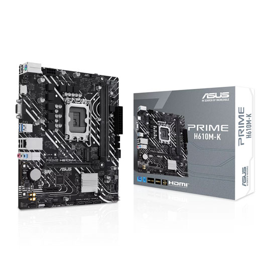 ASUS Intel H610 PRIME H610M-K Micro-ATX Motherboard ASUS Intel H610 PRIME H610M-K Micro-ATX Motherboard