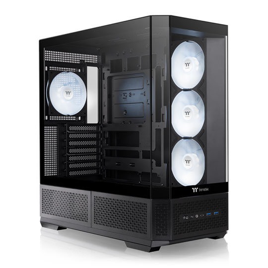 Thermaltake View 370 TG ARGB Black Mid Tower Tempered Glass PC Case