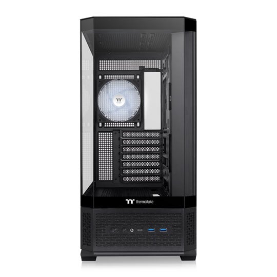 Thermaltake View 370 TG ARGB Black Mid Tower Tempered Glass PC Case : image 3