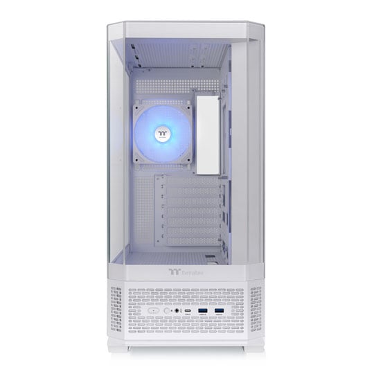 Thermaltake View 370 TG ARGB Snow Mid Tower Tempered Glass PC Case : image 3