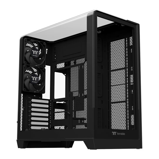 Thermaltake View TG 390 Black Dual Chamber Mid Tower Tempered Glass PC Gaming Case