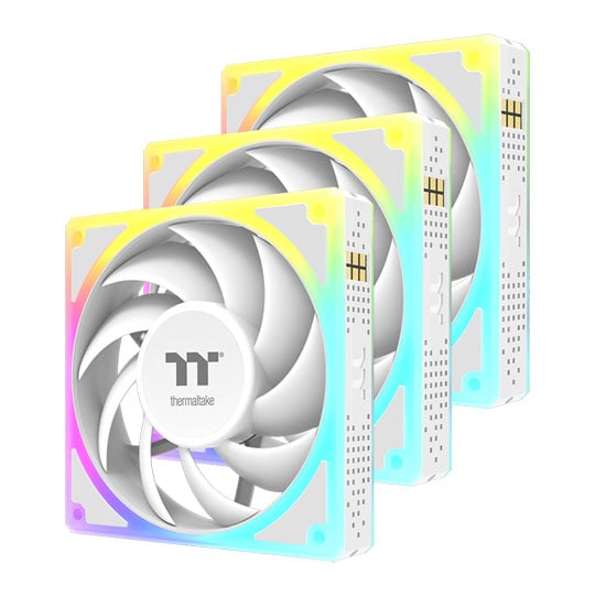 Thermaltake TOUGHFAN EX 120 ARGB Sync Airflow / Static Pressure PWM White Triple Fan Pack