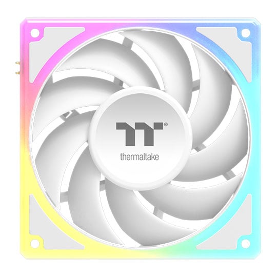 Thermaltake TOUGHFAN EX 120 ARGB Sync Airflow / Static Pressure PWM White Triple Fan Pack