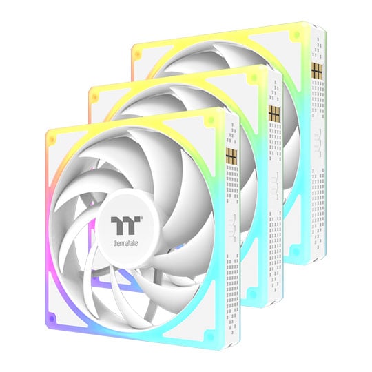 Thermaltake TOUGHFAN EX 140 ARGB Sync Airflow / Static Pressure PWM White Triple Fan Pack