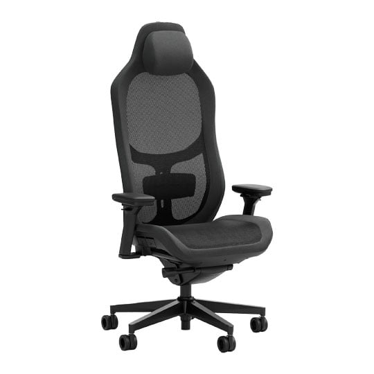 Refurbished Fractal Refine Adjustable Premium Gaming Chair Mesh Alcantara Dark Refurbished Fractal Refine Adjustable Premium Gaming Chair Mesh Alcantara Dark