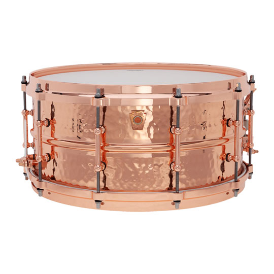 Ludwig Copperphonic 14" x 6.5" Hammered Snare Drum w/Copper Parts Ludwig Copperphonic 14" x 6.5" Hammered Snare Drum w/Copper Parts