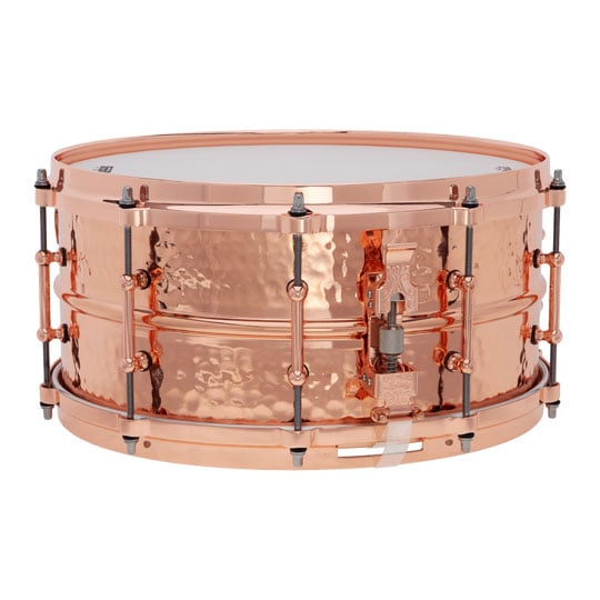 Ludwig Copperphonic 14" x 6.5" Hammered Snare Drum w/Copper Parts Ludwig Copperphonic 14" x 6.5" Hammered Snare Drum w/Copper Parts