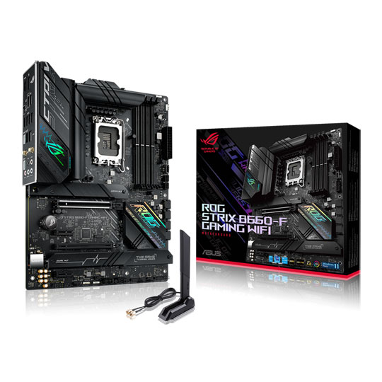 Refurbished ASUS ROG STRIX B660-F GAMING WIFI Intel B660 PCIe 5.0 ATX Motherboard Refurbished ASUS ROG STRIX B660-F GAMING WIFI Intel B660 PCIe 5.0 ATX Motherboard