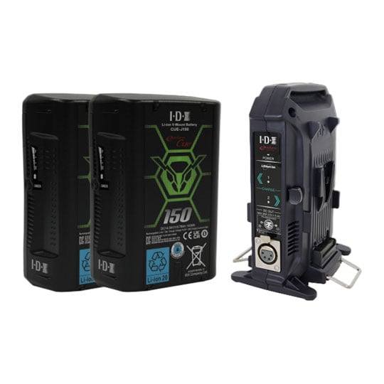 IDX 2 x CUE-J150 Batteries With Free VL-2X Battery Charger IDX 2 x CUE-J150 Batteries With Free VL-2X Battery Charger