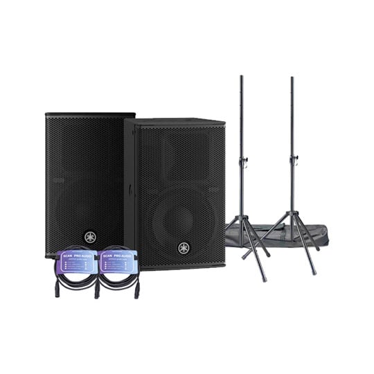 Yamaha DHR10 + Stands and Cables Bundle