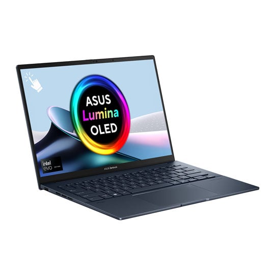 Refurbished ASUS Zenbook 14 OLED UX3405MA-PZ185W Ultra 7 CPU Intel ARC Graphics Laptop - Ponder Blue